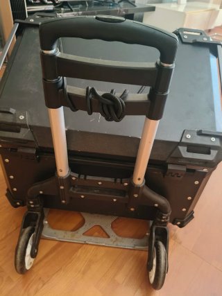 Maleta para jamonero con ruedas