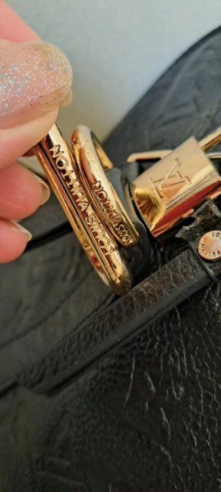 Borsa Louis Vuitton Sp 30 Bauletto Nera ecco pelle