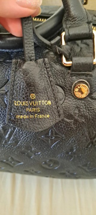 Borsa Louis Vuitton Sp 30 Bauletto Nera ecco pelle