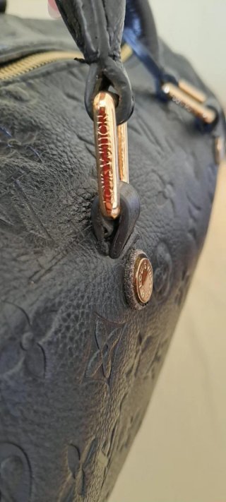Borsa Louis Vuitton Sp 30 Bauletto Nera ecco pelle