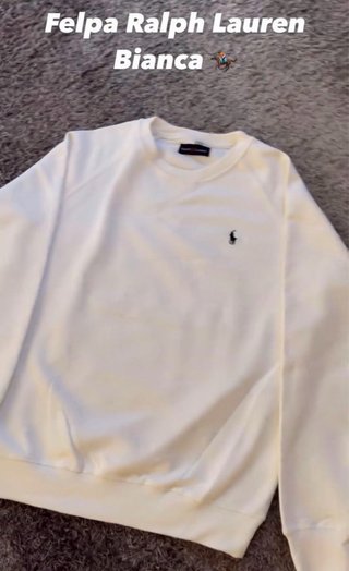 Felpa Ralph Lauren Bianca