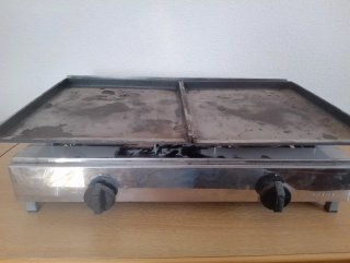 Cocina más Plancha de gas profesional