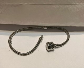 Pulsera Pandora 19 cm Plata