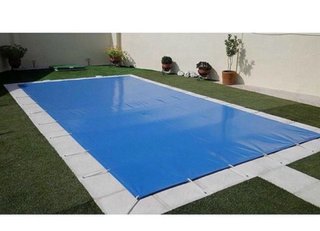 Cobertor Piscina Azul Plástico