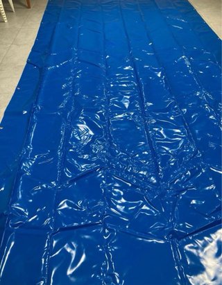 Cobertor Piscina Azul Plástico