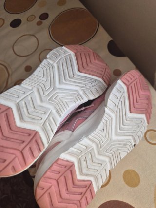 Zapatillas Munich rosas y plateadas talla 36