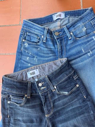 Pantalones vaqueros Paige azules