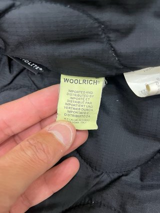 Giubbotto Bomber Woolrich Verde Militare Taglia S