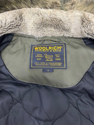 Giubbotto Bomber Woolrich Verde Militare Taglia S