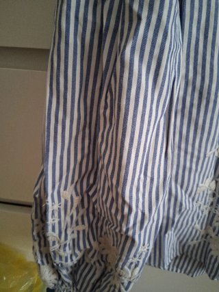Blusa Zara Rayas Bordada