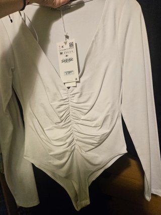 Bodies Zara Negro y blanco M.  Talla S ZARA