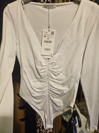 Bodies Zara Negro y blanco M.  Talla S ZARA