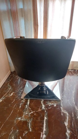 Sillón Hidráulico Peluquería Negro