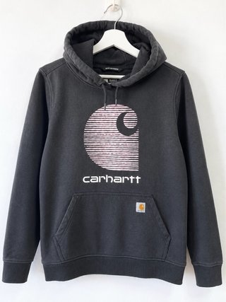Sudadera Carhartt Rain color negro lavado M