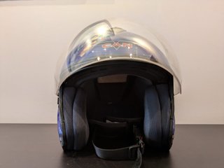 Casco Moto Jet CAN V510 Azul Talla M ECE 22.05