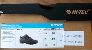 Botas de montaña Hi-Tec Talla 43