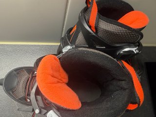 Patines en línea Oxelo negros y naranjas