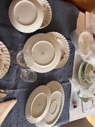 Vajilla Haviland Limoges Silvye Porcelana