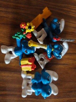 Lote de figuras Pitufo