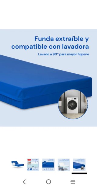Colchón 90cm para cama articulada.