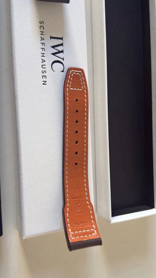 Correa IWC Piel Marrón Original