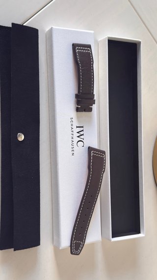 Correa IWC Piel Marrón Original