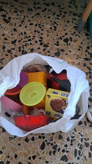 Cocina de juguete de madera