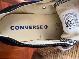 Zapatillas Converse Negras Talla 38.