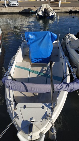 Barco Open 450 + Motor Honda 40cv