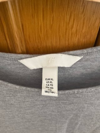 Vestido largo gris talla XL