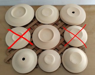 PLATOS DE BARRO COCIDO nuevos