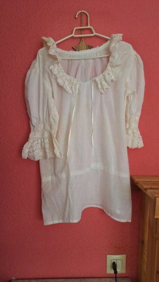 Camisa huertana/fallera valenciana blanca