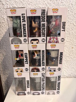 Lote Funko Pop! Fortnite, Queen, Cuphead, Star War