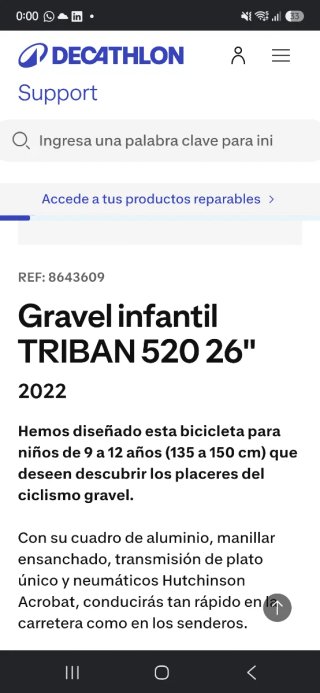 Bicicleta Gravel Junior
