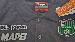 Maglia Polo Sassuolo Calcio Kappa Mapei Nuova
