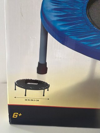 Trampolín Plegable Stats 38 Azul. ToysRus