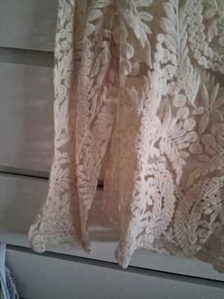 Blusa Beige Encaje Talla Única