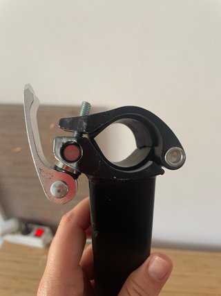 Portaequipajes para tija de bici