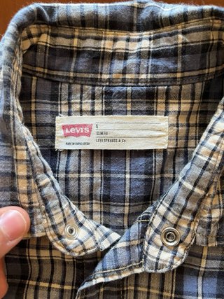 Camisa Levi's cuadros Talla S