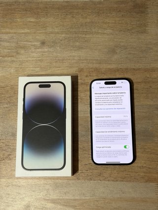iPhone 14 Pro 128GB Negro Espacial muy buen estado