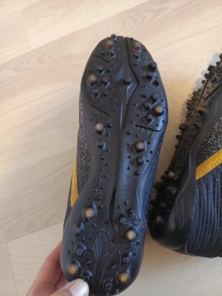 Zapatillas Fútbol Kipsta Talla 41 Multitaco Negras