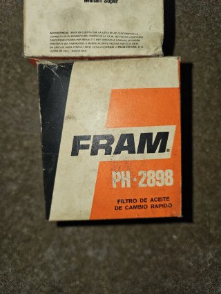 Filtro Aceite Fram PH-2898 Citroën GS/GSA,Ami,Meha