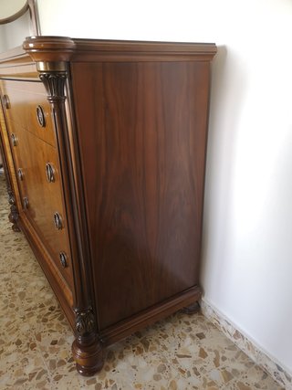Muebles Dormitorio Clásico Marquetería y nogal