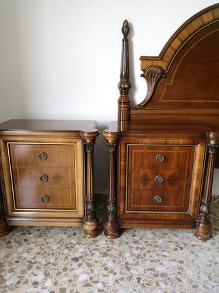 Muebles Dormitorio Clásico Marquetería y nogal