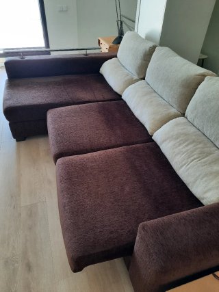 Sofá Chaise Longue extensible (275x160 cm)