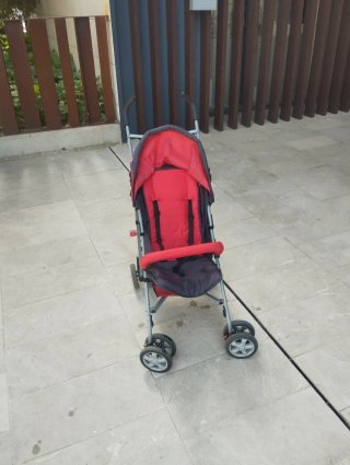 Carrito de bebé Happy Day rojo