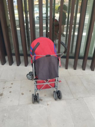 Carrito de bebé Happy Day rojo