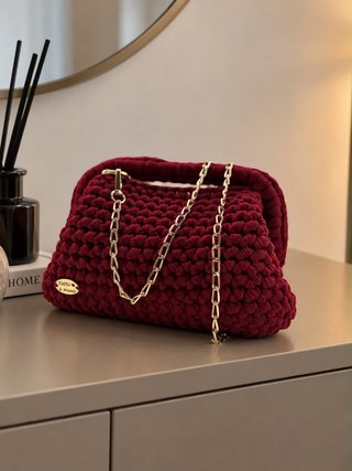 Borsa Fatto a Mano Rossa