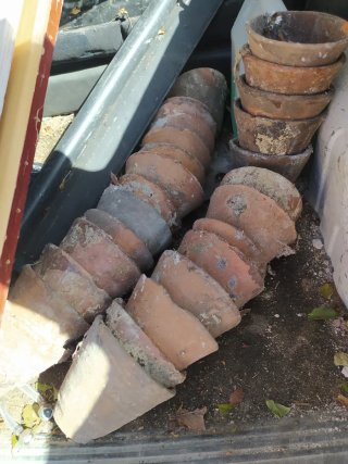 Macetas potes cuencos antiguos resineros