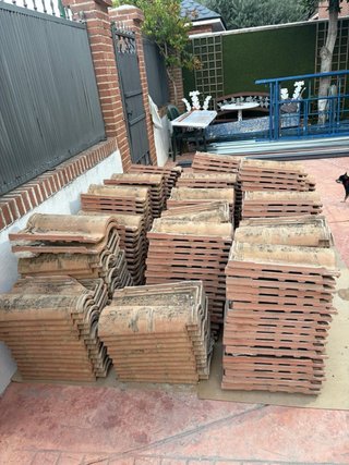 Lote tejas mixtas usadas